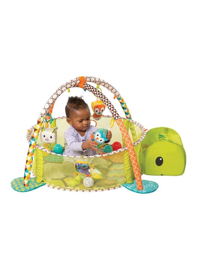 infantino - Go Gaga Activity Gym And Shape Sorting Ball Pit 38.5x22.5x5inch - Image 1