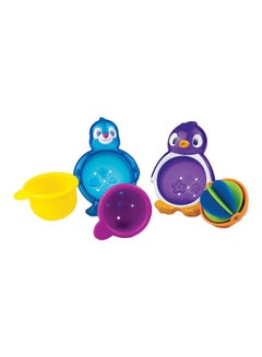 5-Piece Lazy Buoys Bath Toy Set 9.4x7.9x2.8cm