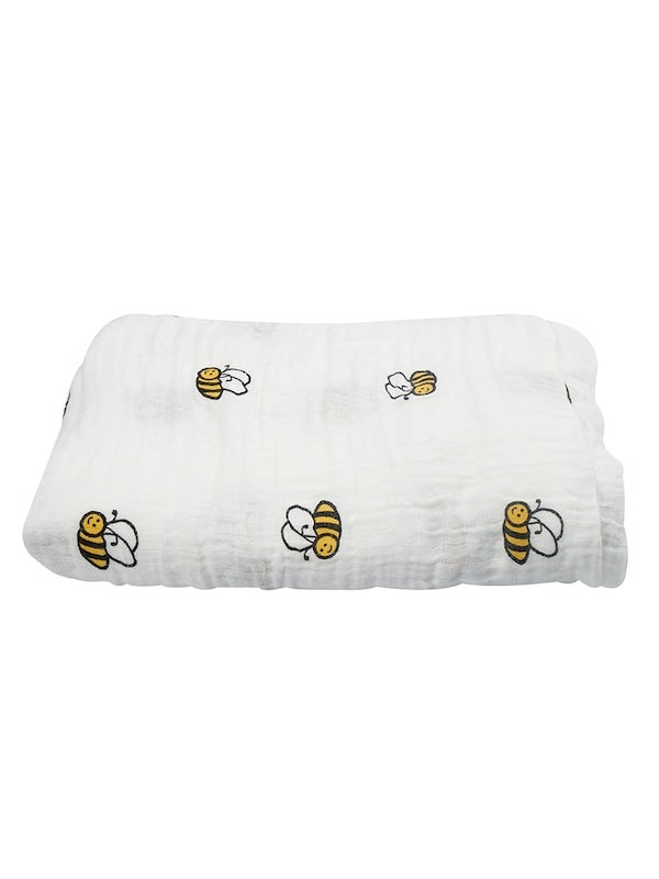 Generic Cute Floral Cotton Yarn Baby's Swaddling Blanket  - Image 2