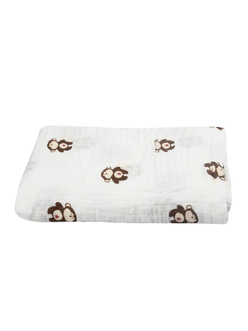 Generic Cute Floral Cotton Yarn Baby's Swaddling Blanket  - Image 1