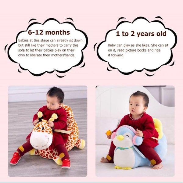 Cute Penguin Unicorn Baby Sofa Training Seat - Image 5