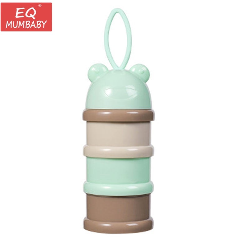 Portable 3 Section Baby Milk Powder Dispenser - Image 1
