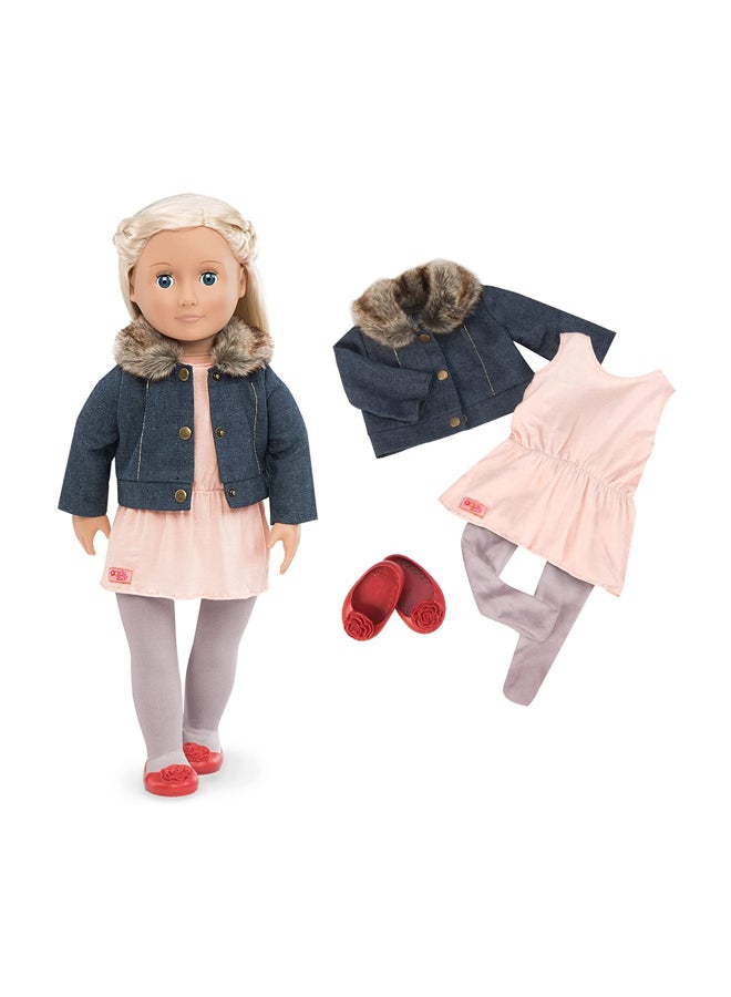 أور جنريشن طقم ملابس وجاكيت جينز لمجسمات الشخصيات طراز BD30212Z - Image 4