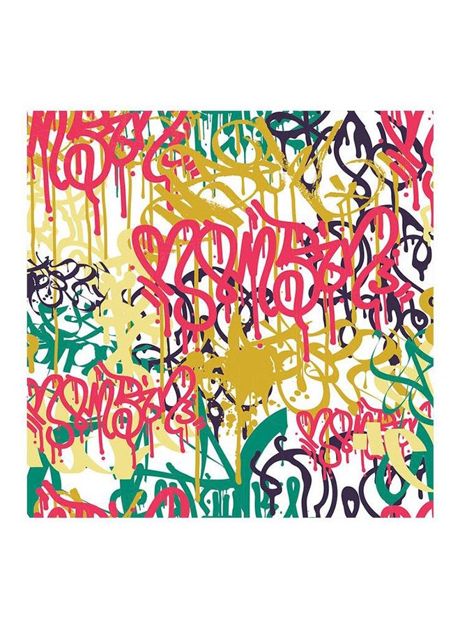 Vinyl Decorative Printed Tableau Multicolor 60x60cm