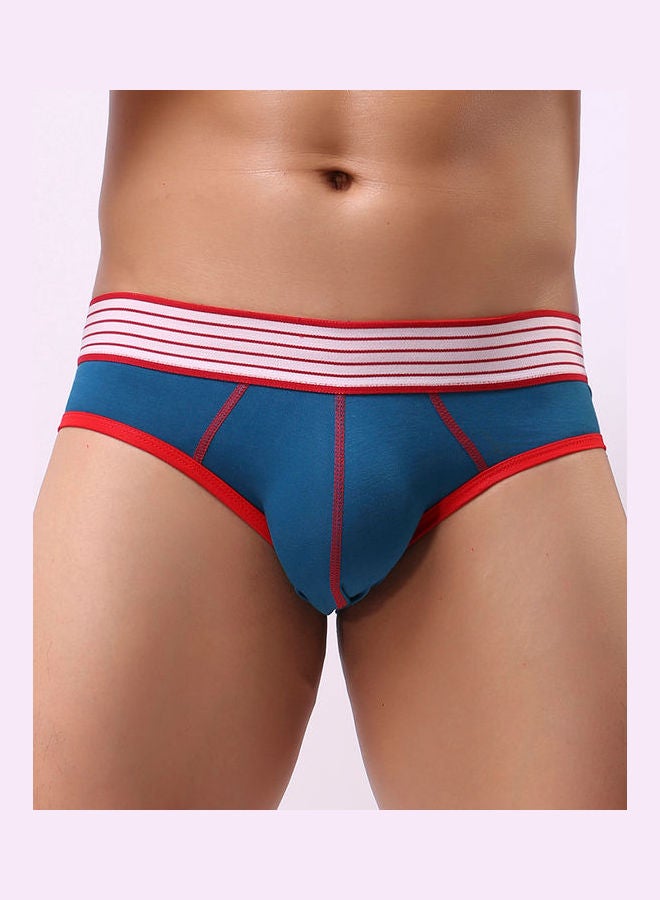 Generic - Bulge Pouch Elastic Low Waist Underwear Blue - Image 1