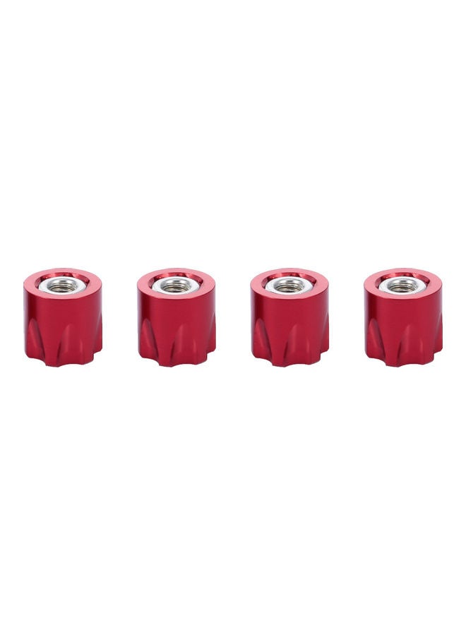 4-Piece RC Car Wheel Rim Center Cap M4 Nut 7 x 1.2 x 5cm  - Image 4