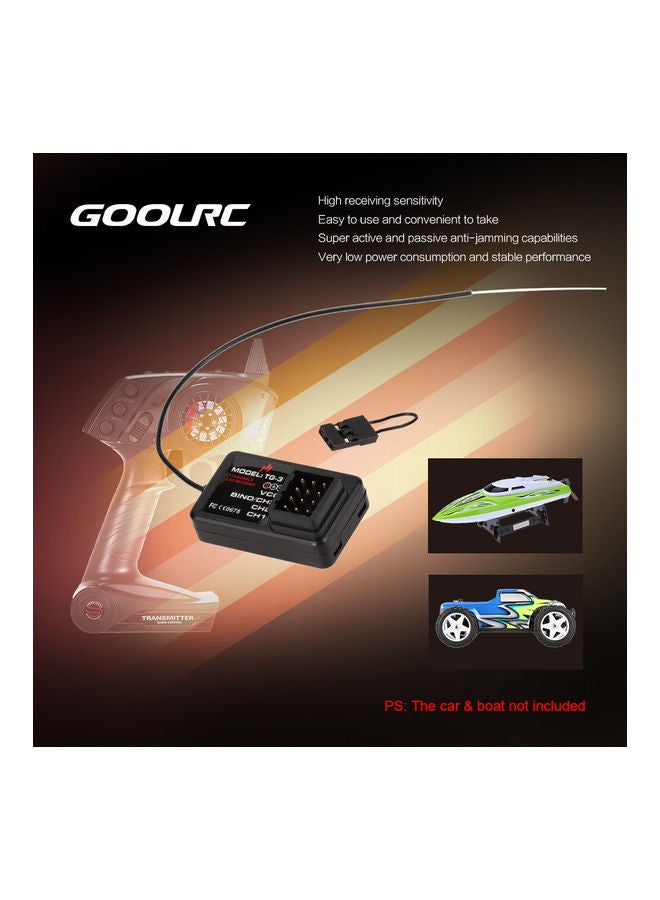 GoolRC 2-Piece TG-3 2.4G 3CH RC Car Boat Receiver 5.5 x 1.5 x 3cm  - Image 2
