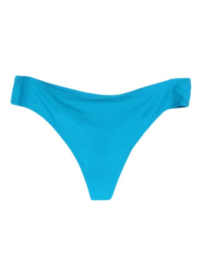 Solid Invisible Seamless Panty Sky Blue - Image 1