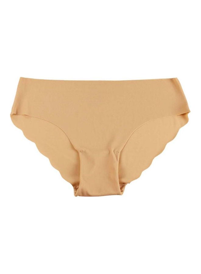 Low Waist Seamless Brief Khaki