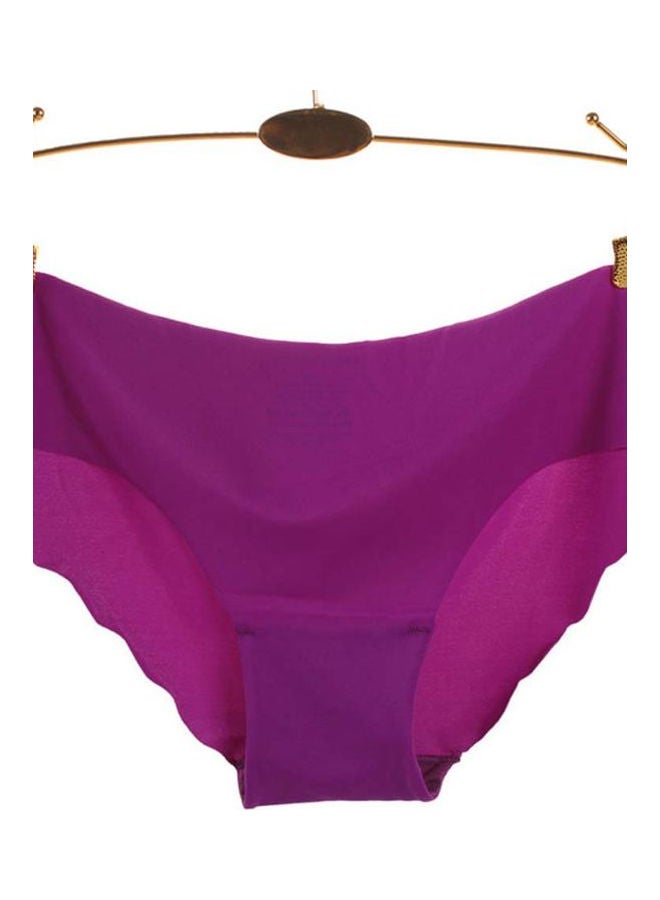 Low Waist Seamless Brief Purple