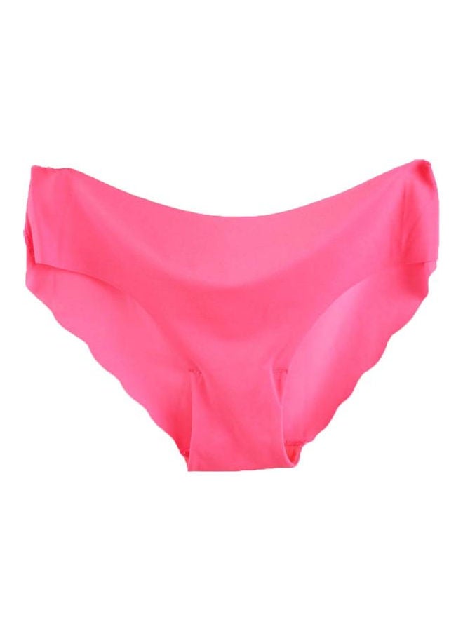 Low Waist Seamless Brief Rose Red