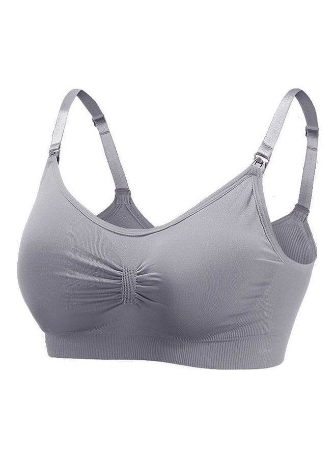 Maternity Push Up Bra Light Gray  - Image 1