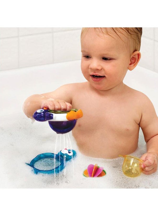 Munchkin - 5-Piece Lazy Buoys Bath Toy Set 9.4x2.8x7.9cm - Image 1