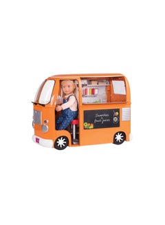 Food Truck Vehicle Doll Set BOGBD37475Z, Age 3+ Years 32.39x64.77x48.26cm