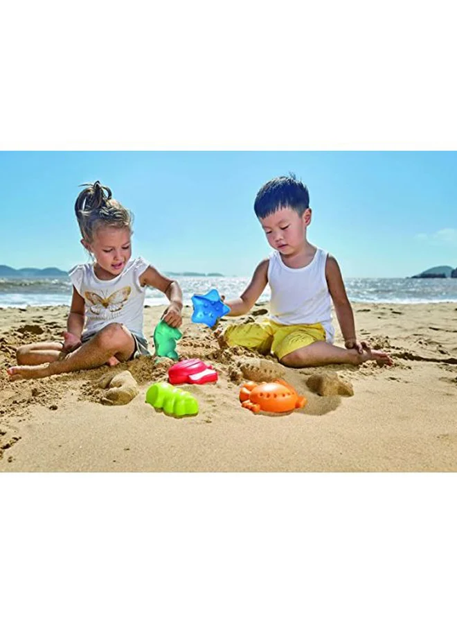 Hape Sea Creatures Sand And Beach Toy Set Toys 13.97x12.95x33.02cm