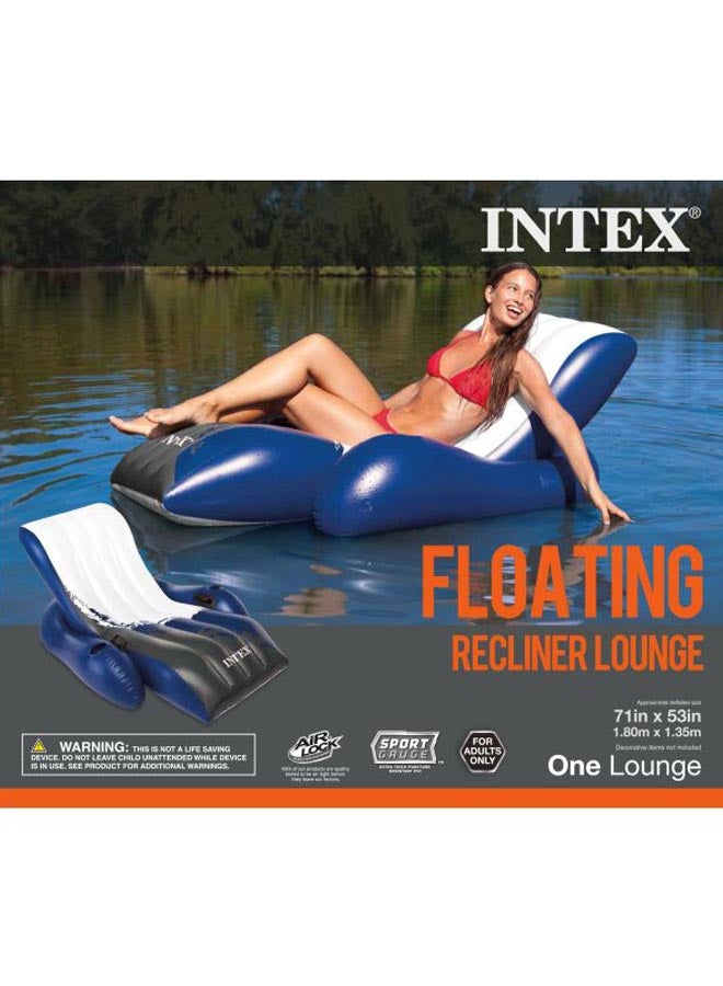 Floating Recliner Lounge 58868 180x135cm