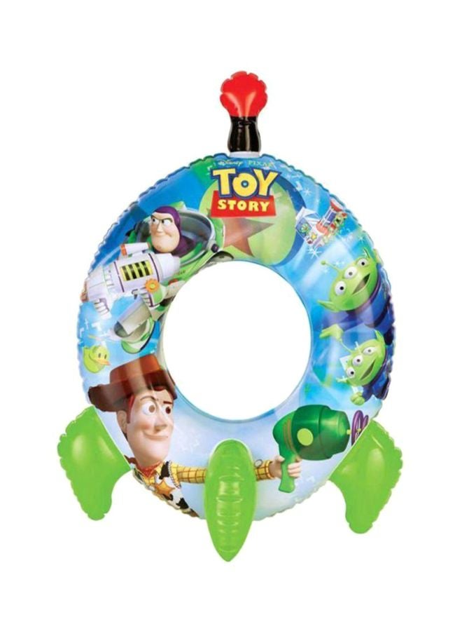 انتكس حلقة سباحة قابلة للنفخ على شكل صاروخ ألعاب 71x56سم - Image 1