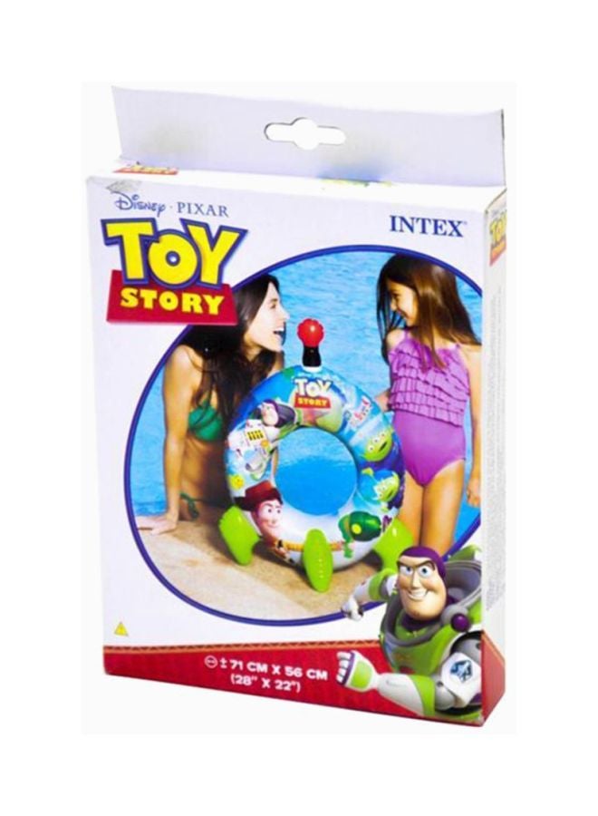 انتكس حلقة سباحة قابلة للنفخ على شكل صاروخ ألعاب 71x56سم - Image 2