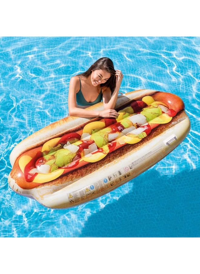 INTEX Sand And Summer Jumbo Hot Dog Mat 180*89cm  - Image 4