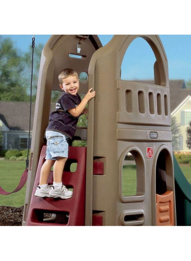 Step2 - Naturally Playful Playhouse Climber & Swing Extension 190.5 x 279.4 x 292cm - Image 1