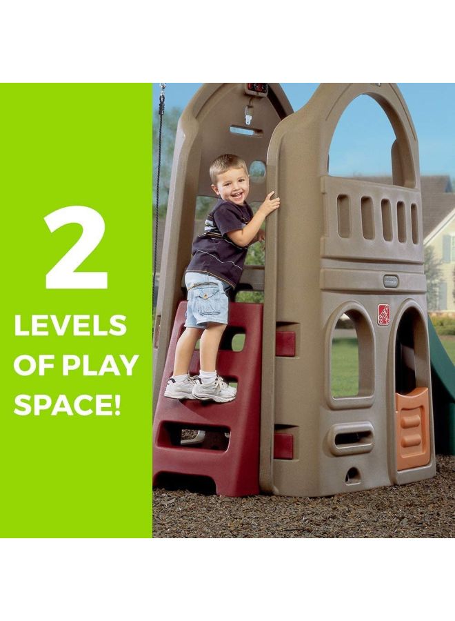 Step2 - Naturally Playful Playhouse Climber & Swing Extension 190.5 x 279.4 x 292cm - Image 1
