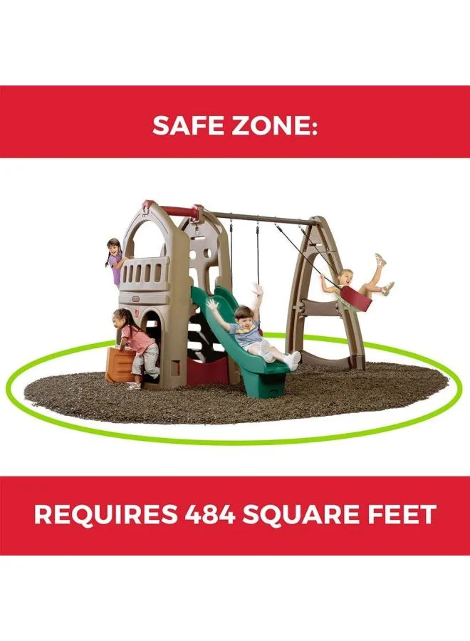 Step2 Naturally Playful Playhouse Climber & Swing Extension 190.5 x 279.4 x 292cm
