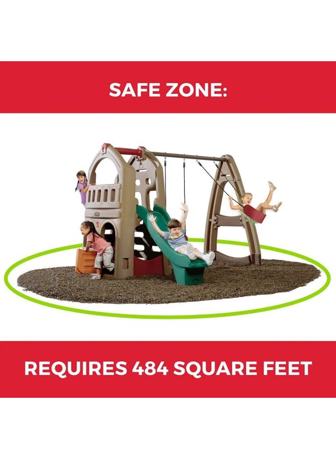 Step2 - Naturally Playful Playhouse Climber & Swing Extension 190.5 x 279.4 x 292cm - Image 1