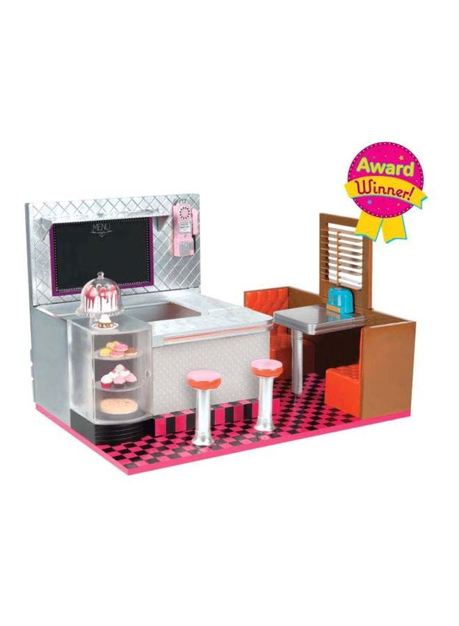 Our Generation 75-Piece Bite To Eat Retro Diner Set 18x27x18inch  - Image 5