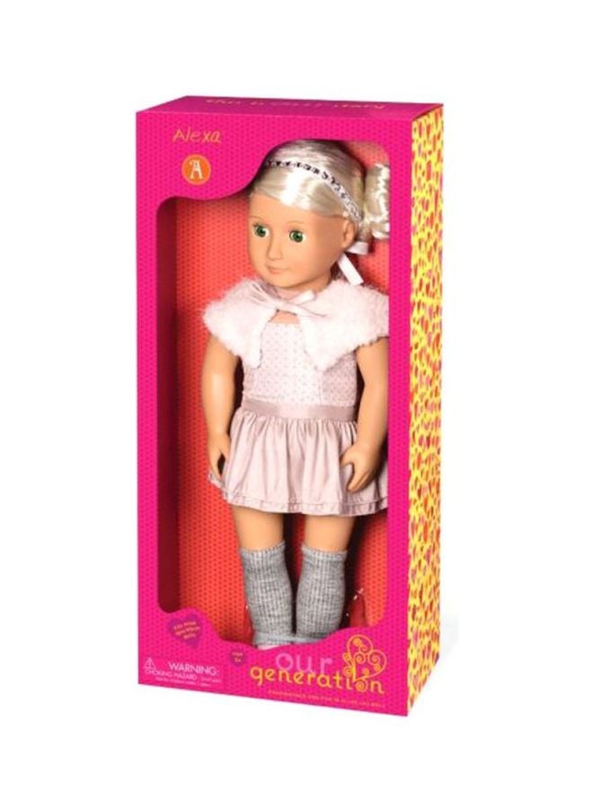 أور جنريشن دمية أزياء أليكسا مع مجموعة إكسسوارات من 7 قطع 18بوصة - Image 2
