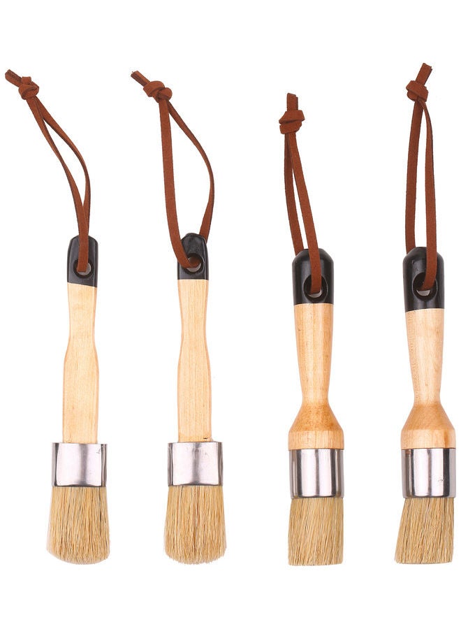 4-Piece Household Paint Brushes Set Multicolour 