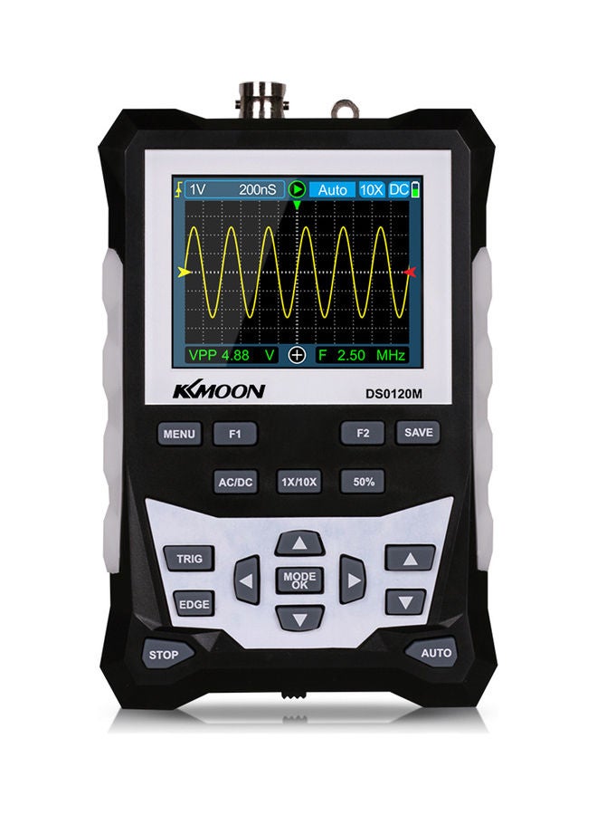 KKmoon DS0120M 320x240 TFT Colour Screen Digital Oscilloscope Multicolour 19 x 4.50 x 14cm  - Image 1
