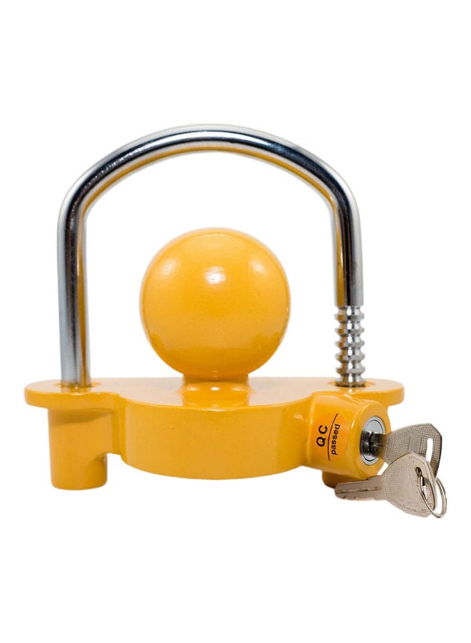 Generic Heavy Duty Universal Coupler Hitch Trailer Lock With Key  - Image 1