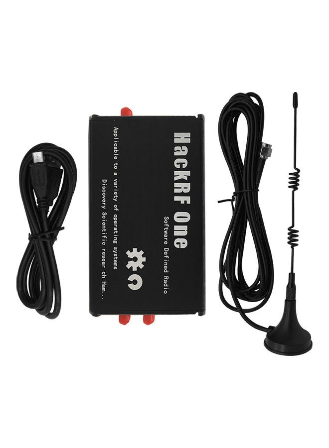 Generic - HackRF One 1 MHz - 6 GHz SDR Platform Software Defined Radio Development Board Black 20 x 4 x 12cm - Image 1
