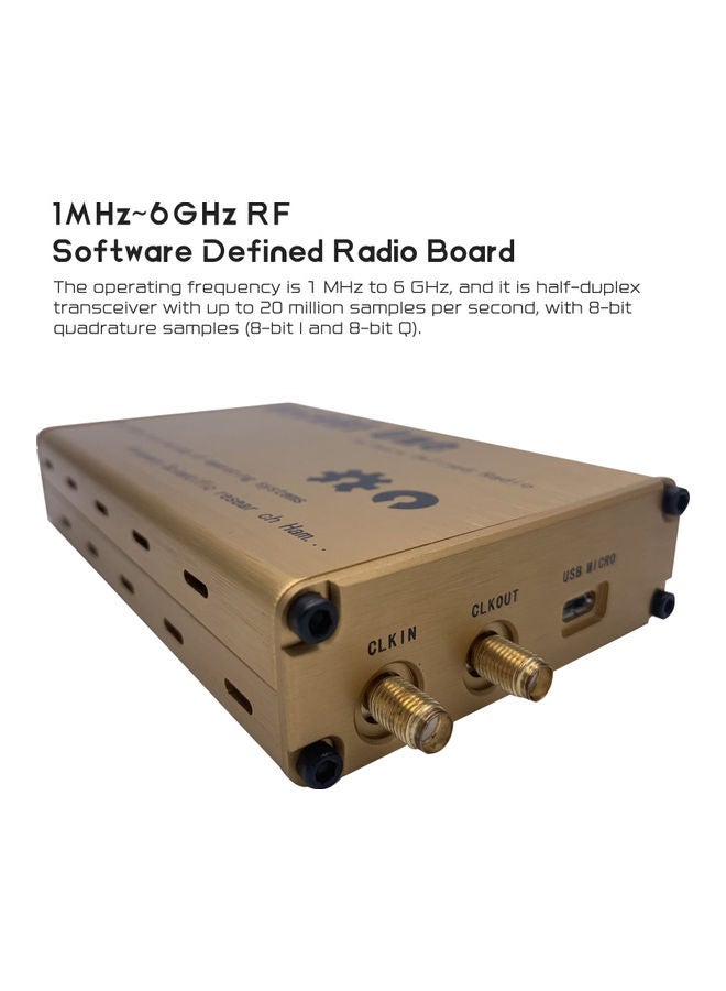Generic - HackRF One SDR Plantform Software Defined Radio Development Board Gold - Image 1