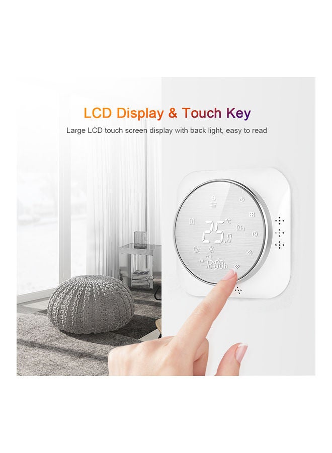 Programmable Thermostat Silver 14.70 x 4.10 x 14.50cm - Image 3