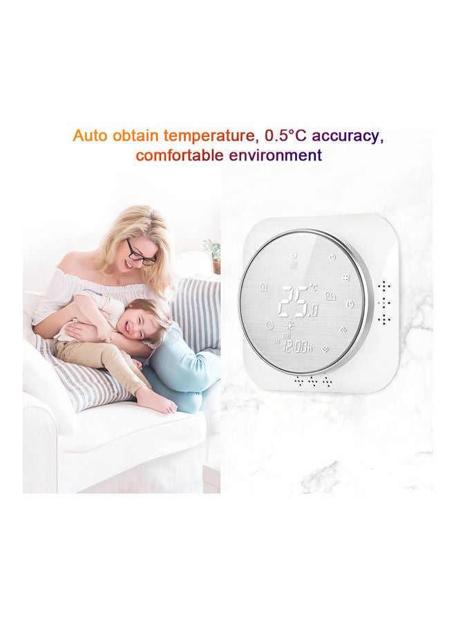 Programmable Thermostat Silver 14.70 x 4.10 x 14.50cm - Image 4