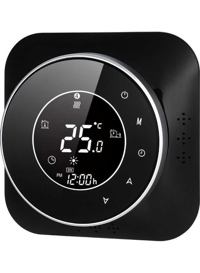 Programmable Thermostat Black 14.7 x 4.1cm
