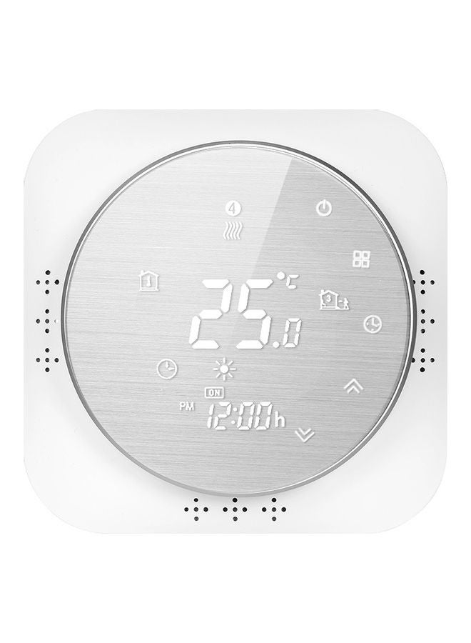 Programmable Thermostat Silver 14.7 x 4.1cm