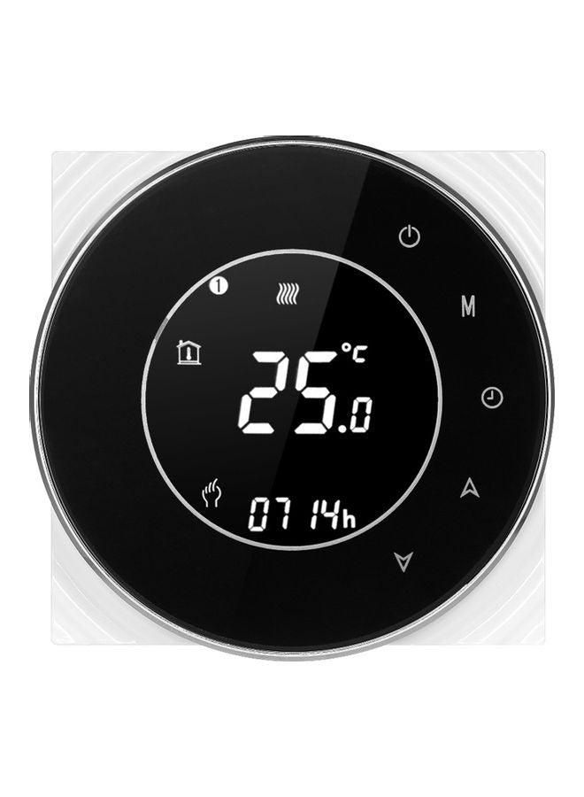 Wi-Fi Smart Thermostat Black 11 x 6cm