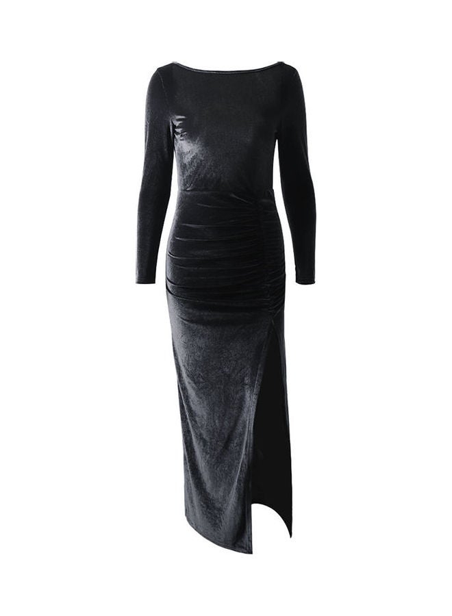 Long Night Dress Black 