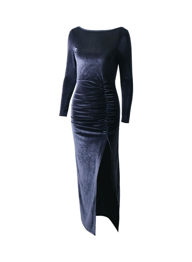Long Night Dress Dark Blue 