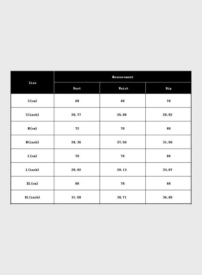 Fashion Chain Swimming Wear Bikini With Pad Black  - Image 4
