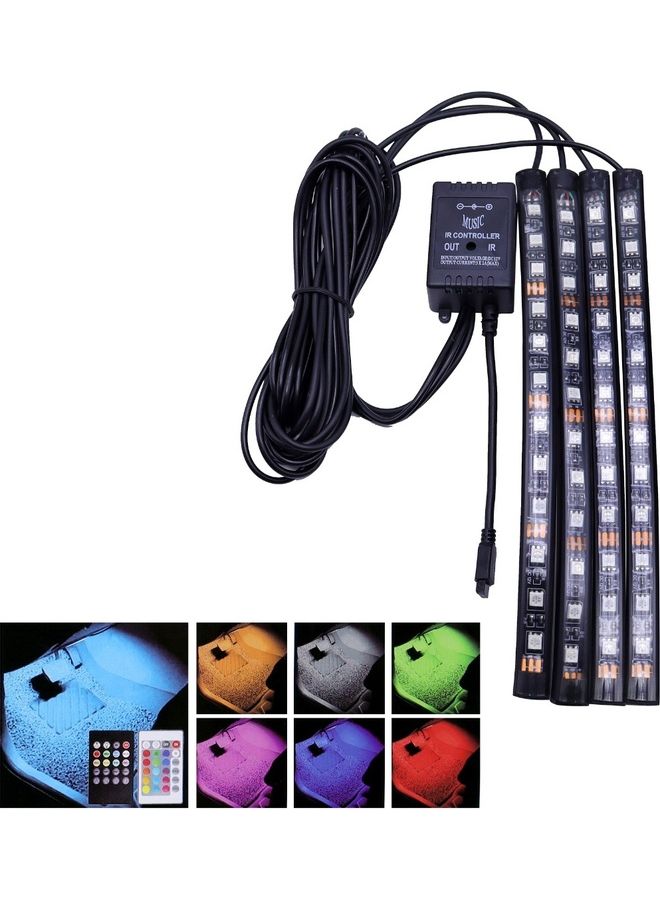 4-Piece Strip Car LED Light