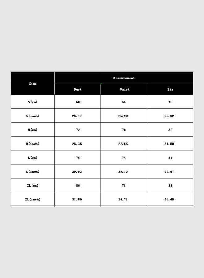 Fashion Chain Swimming Wear Bikini With Pad Black  - Image 4
