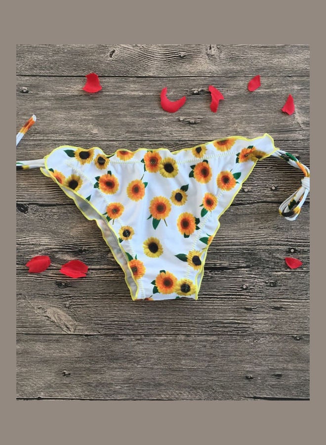 Fashion Print Halter Neck Bikini Swimming Suit Multicolour  - Image 2
