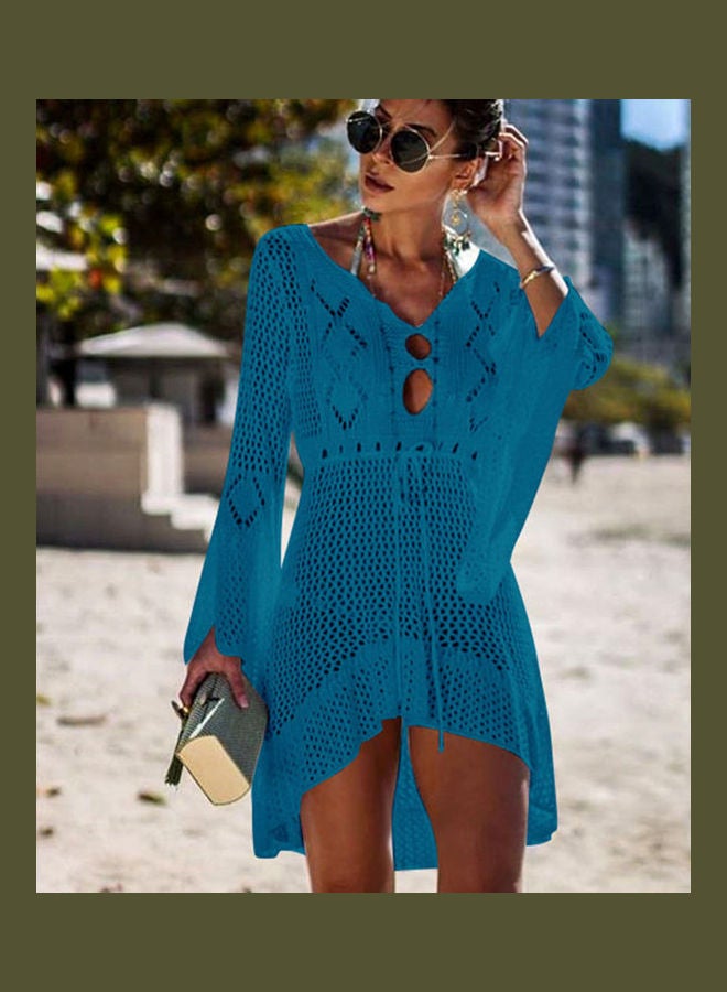 Sunscreen Blouse Peacock blue - Image 1
