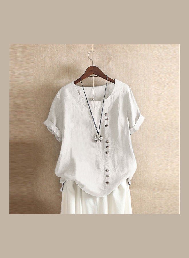 Short Sleeves T-shirt Brown - Image 5