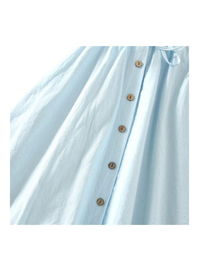 Generic - Elastic High Waist Skirt Sky Blue - Image 1