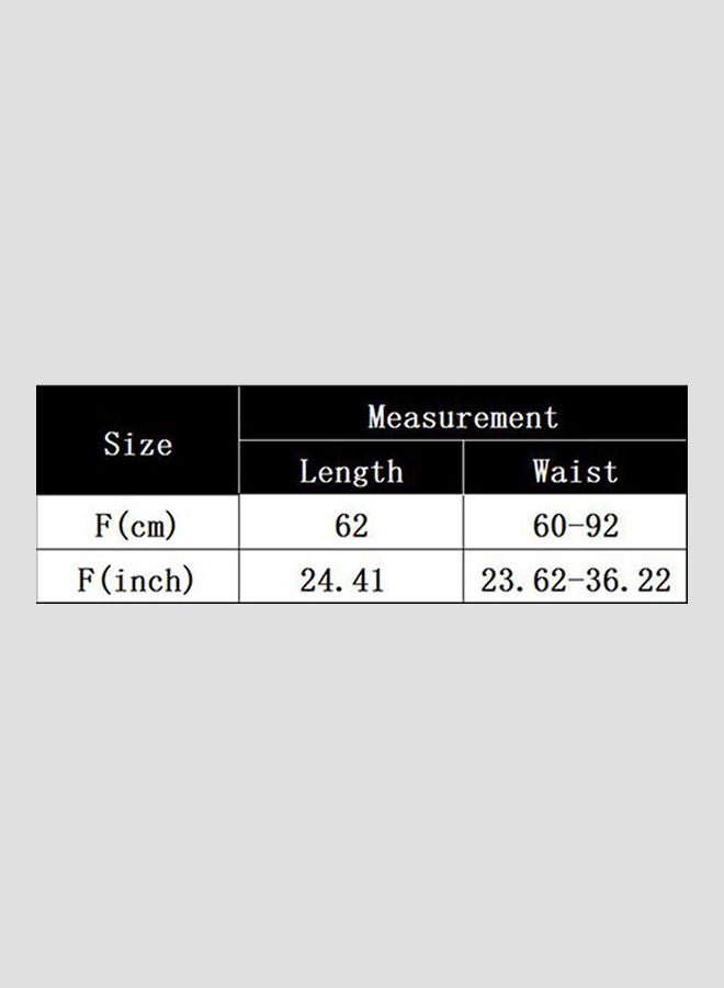 Elastic High Waist Skirt Apricot - Image 2