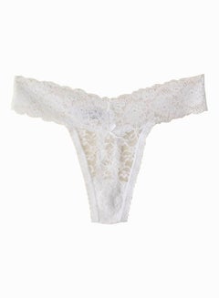 Generic G-string Briefs Seamless Low Waist Underwear Erotic Panties White  - Image 1